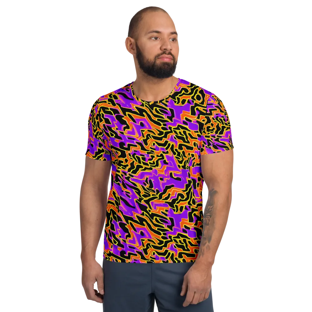 Inferno Pulse on Men's Athletic T-Shirt — Front