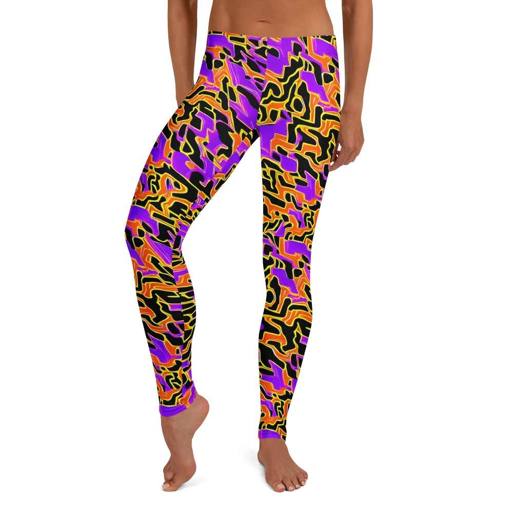 Inferno Pulse on Leggings — Front