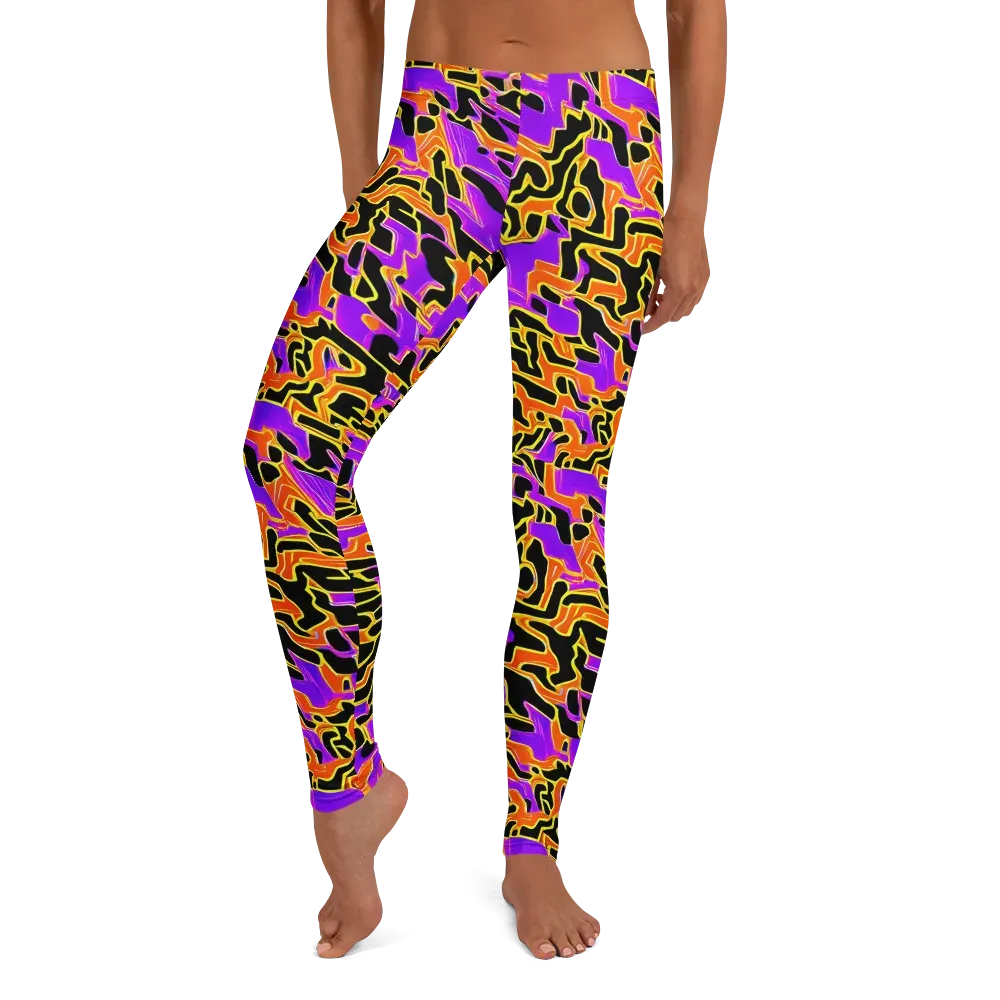 Inferno Pulse on Leggings — Front