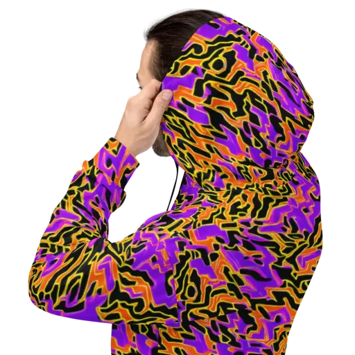 Inferno Pulse on a Hoodie
