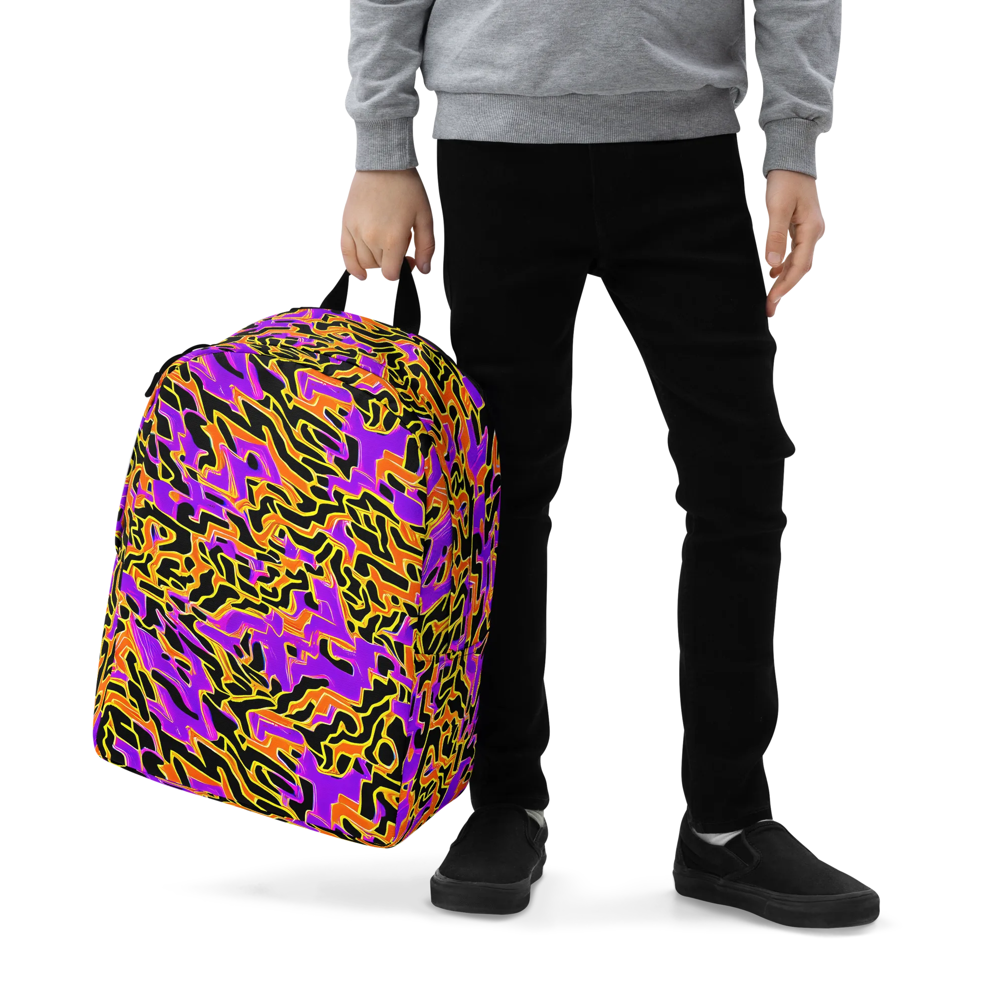 Inferno Pulse on Minimalist Backpack — Zoomed-in