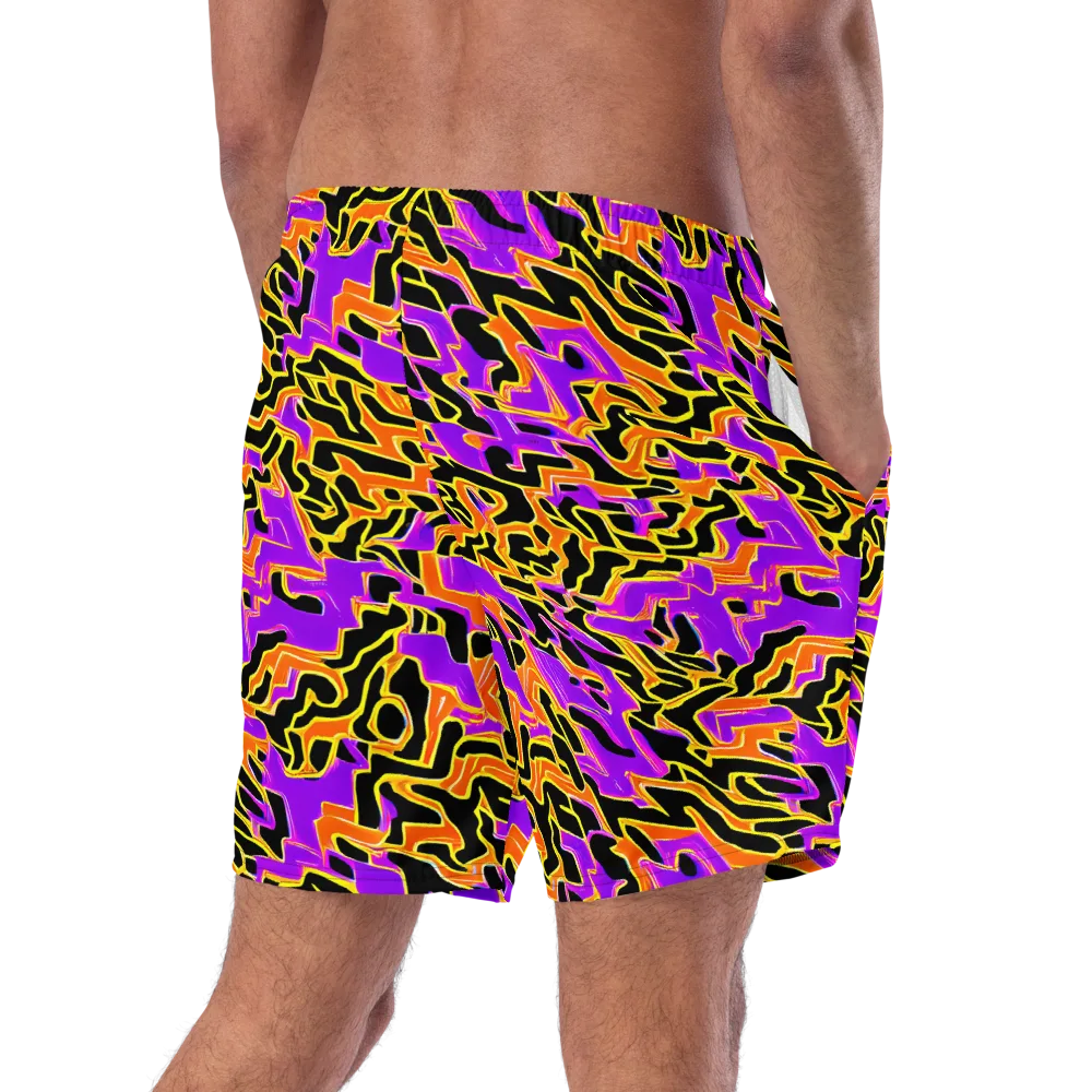 Inferno Pulse on Swim Trunks — Right Back