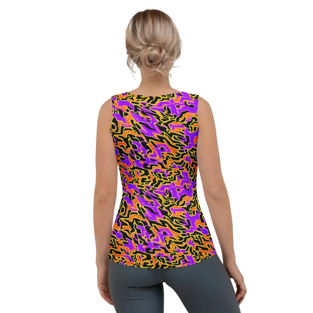 Inferno Pulse on Women's Tank Top — Back