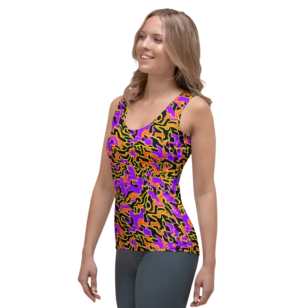Inferno Pulse on Women's Tank Top — Left Front