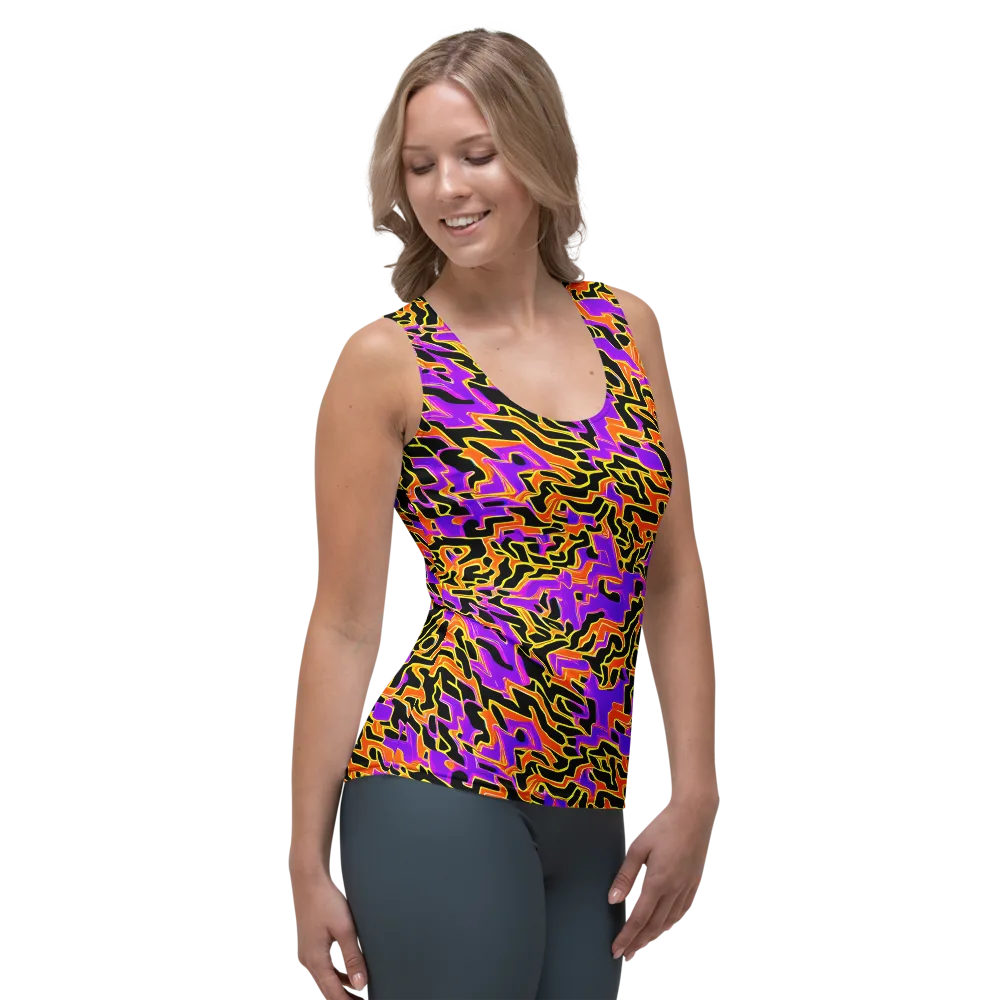 Inferno Pulse on Women's Tank Top — Right Front
