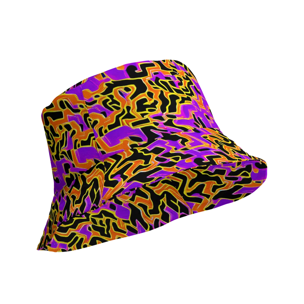 Inferno Pulse on Reversible Bucket Hat — Product details Outside