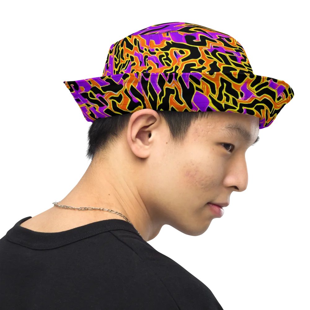 Inferno Pulse on Reversible Bucket Hat — Right Outside