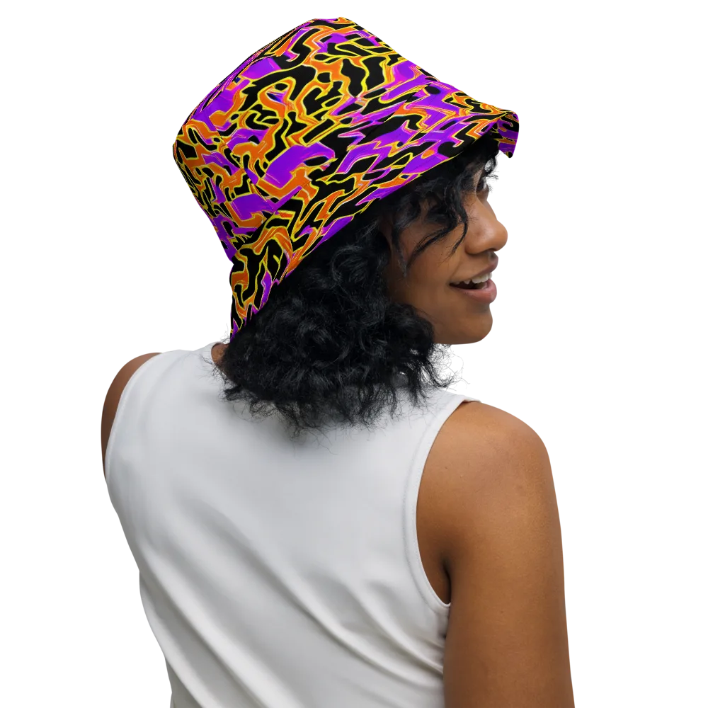Inferno Pulse on Reversible Bucket Hat — Right Outside