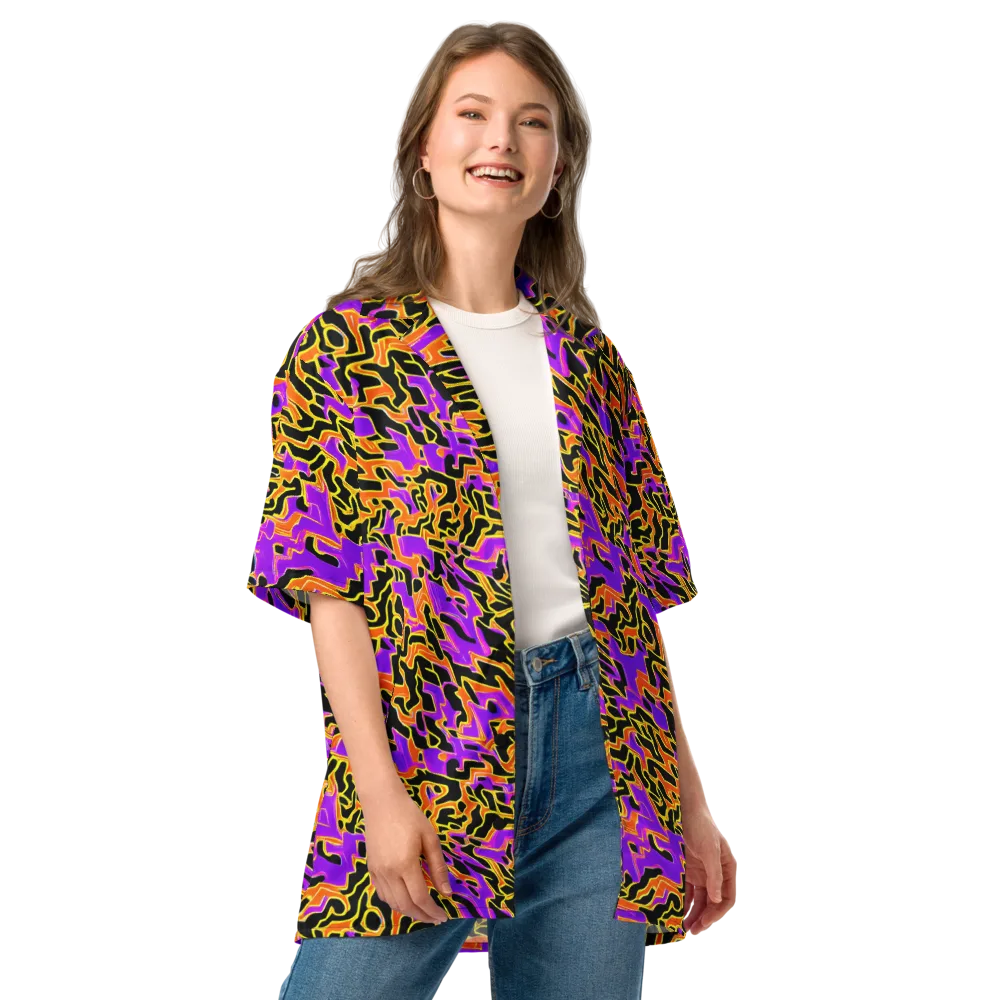Inferno Pulse on Button Shirt — Front