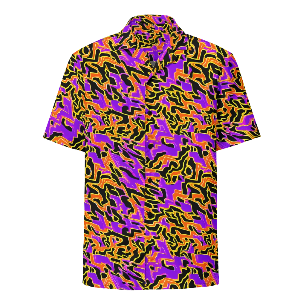 Inferno Pulse on Button Shirt — Front