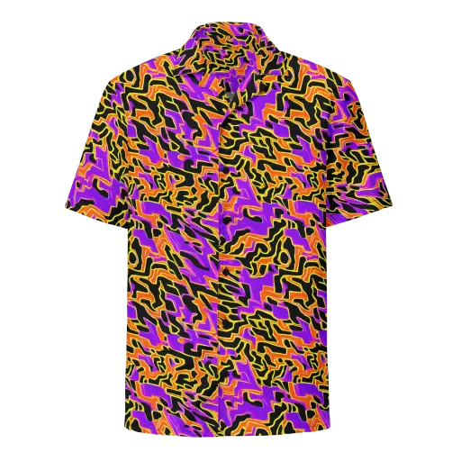 Inferno Pulse on a Button Shirt
