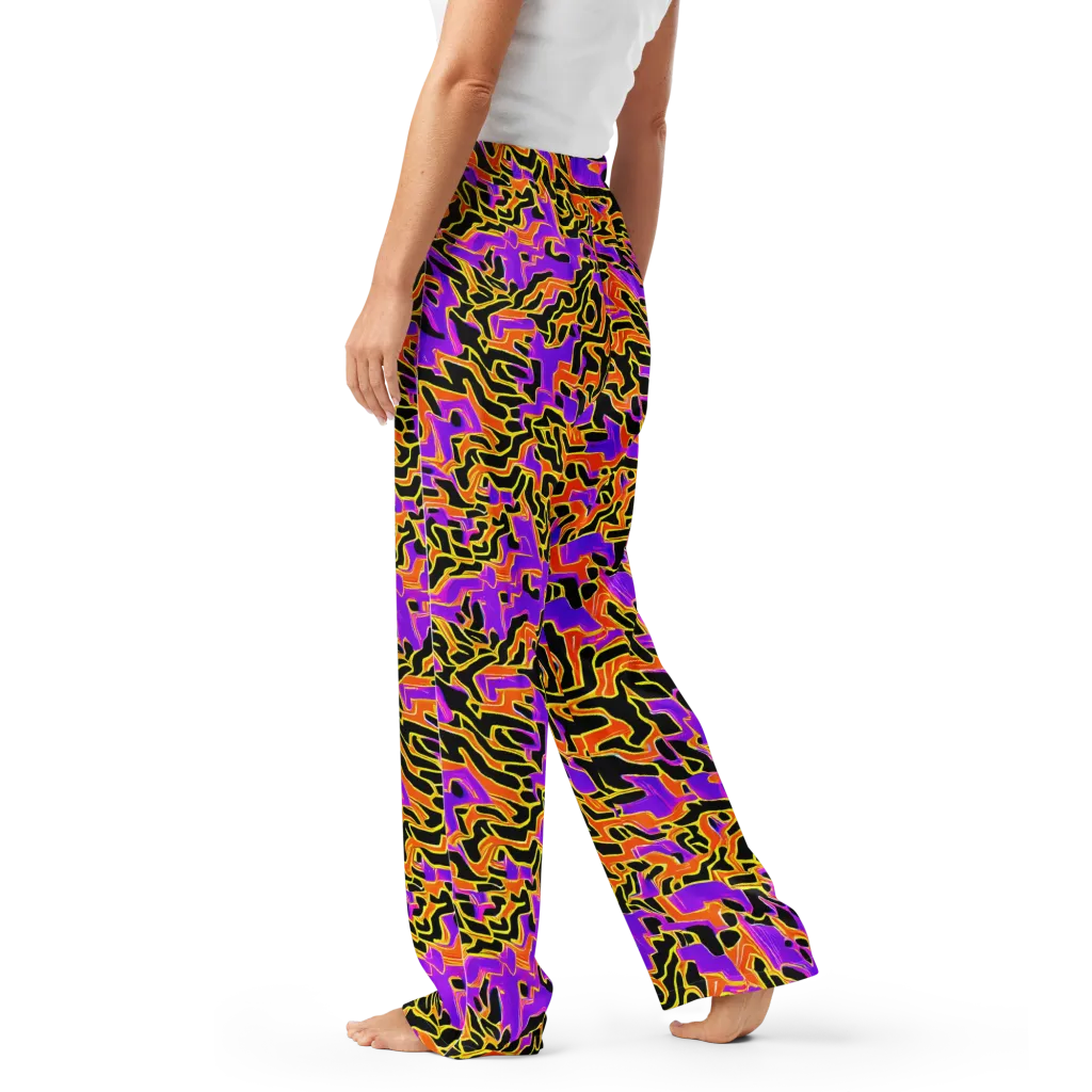 Inferno Pulse on Women's Pajama Pants — Left