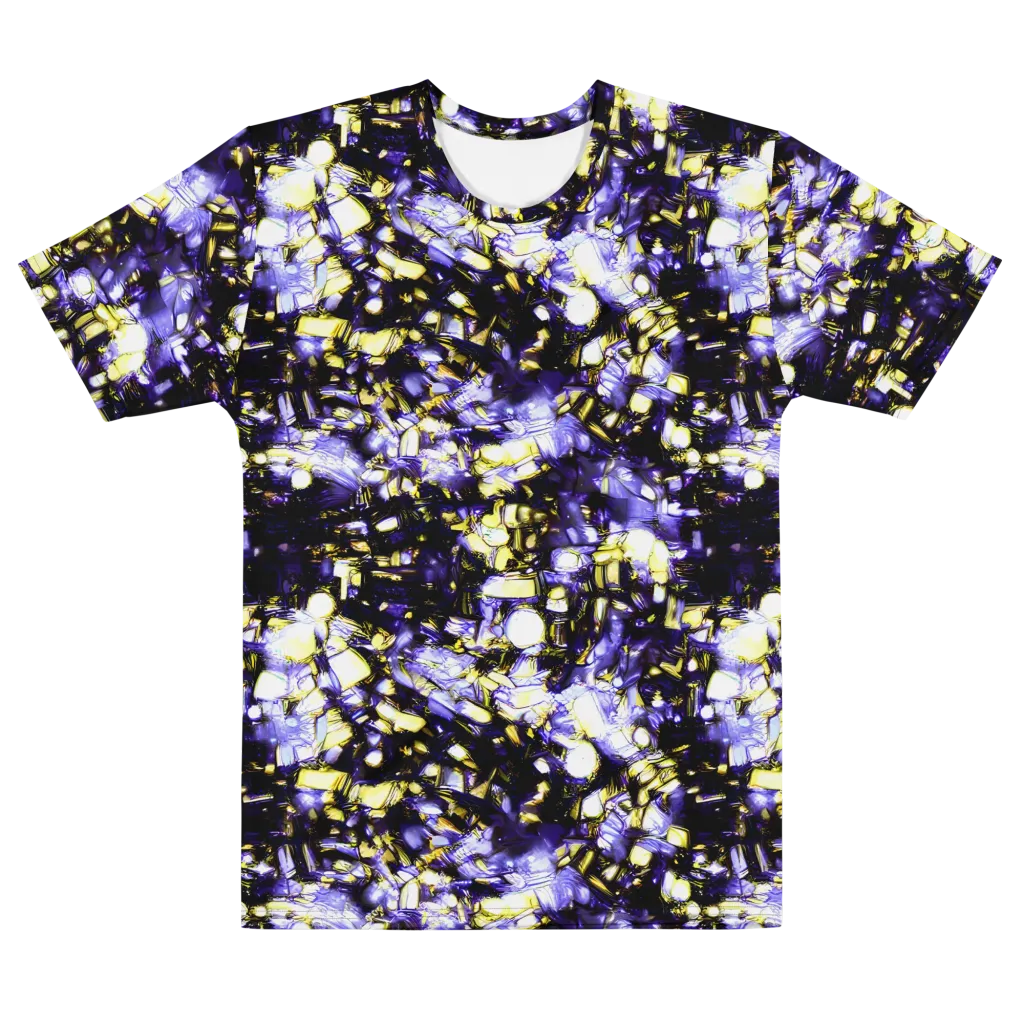 Royal Collision on Men's Cotton Crew Neck T-Shirt — Front