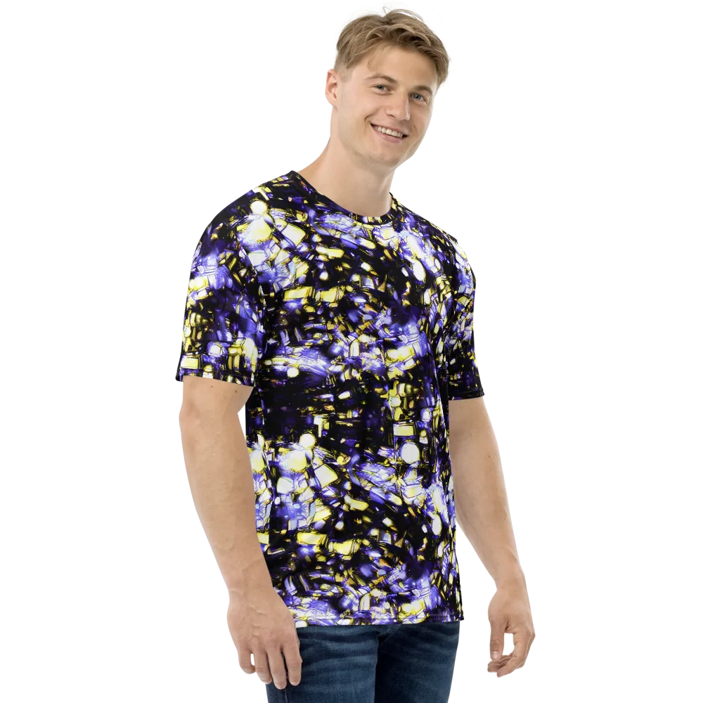 Royal Collision on Men's Crew Neck T-Shirt — Right