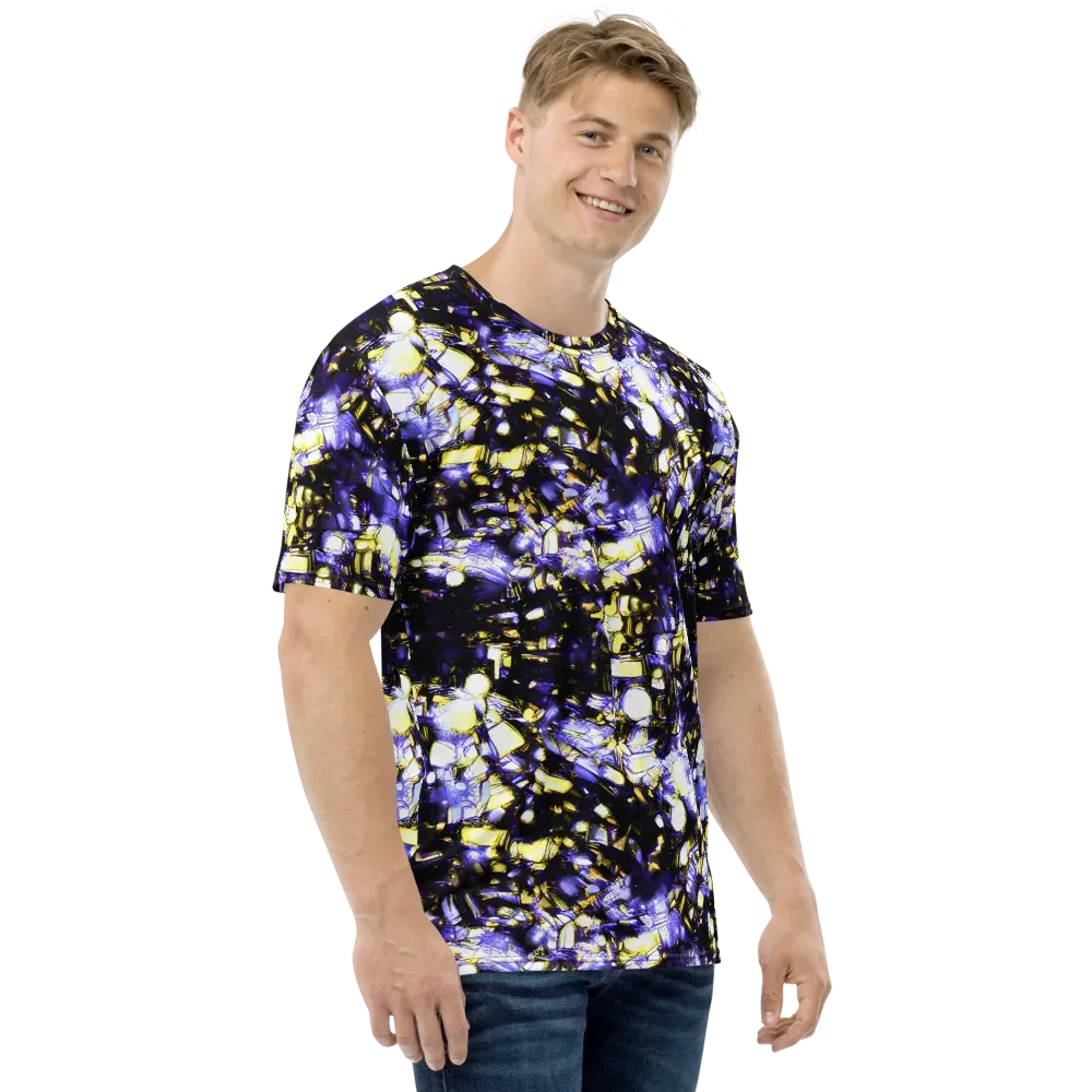Royal Collision on Men's Crew Neck T-Shirt — Right