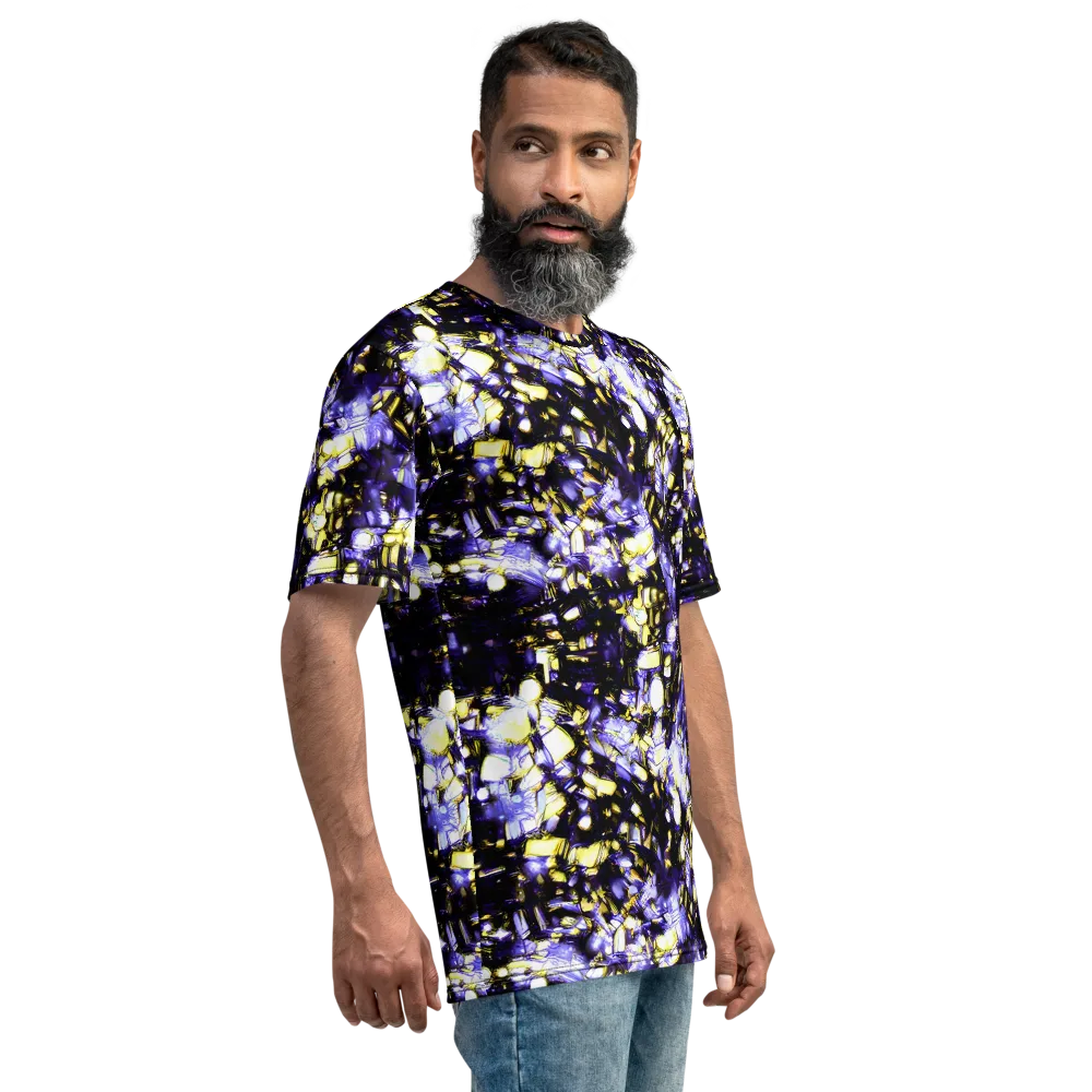 Royal Collision on Men's Crew Neck T-Shirt — Right