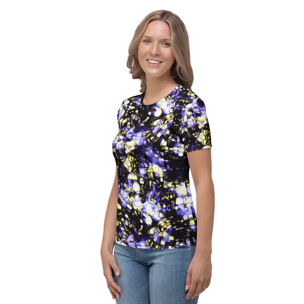 Royal Collision on Women's Crew Neck T-Shirt — Left