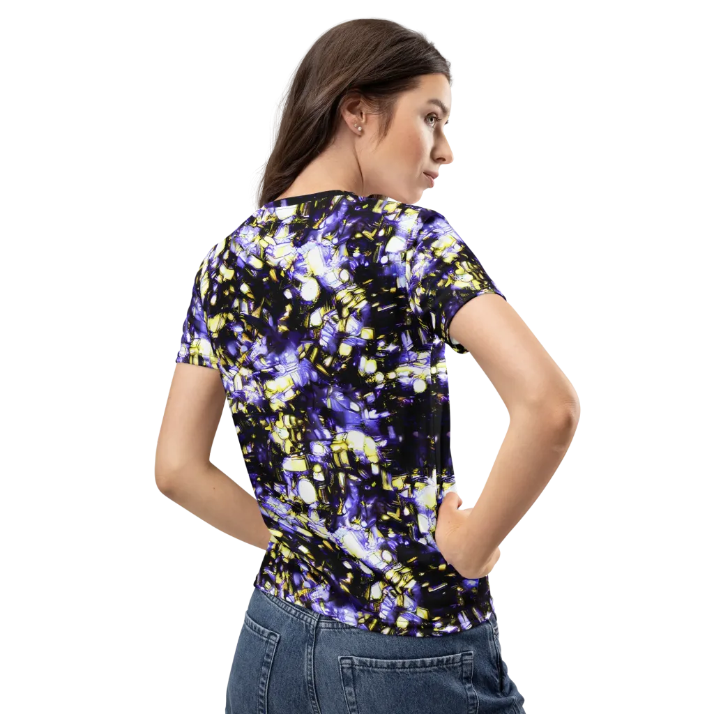 Royal Collision on Women's Crew Neck T-Shirt — Back
