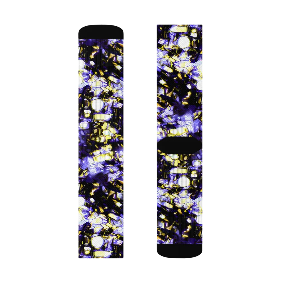 Royal Collision on Socks — Left Sock
