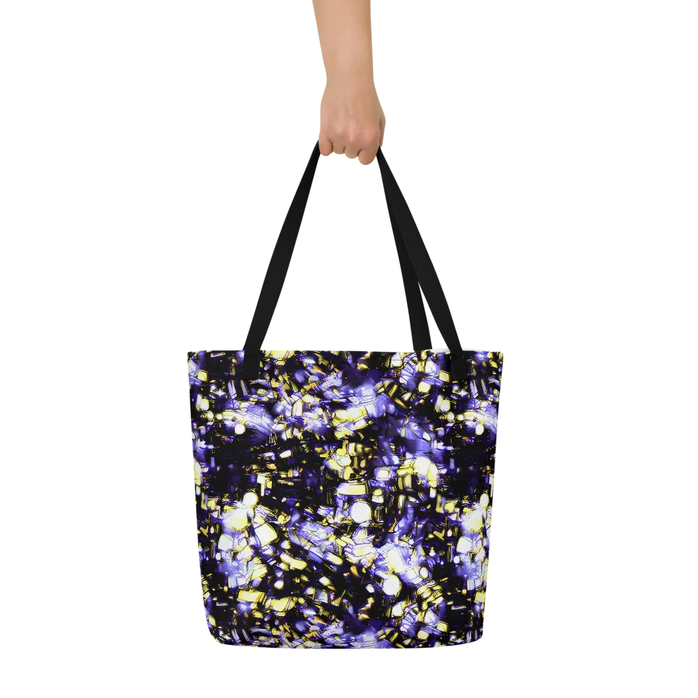 Royal Collision on Large Tote Bag W/ Pocket — Front