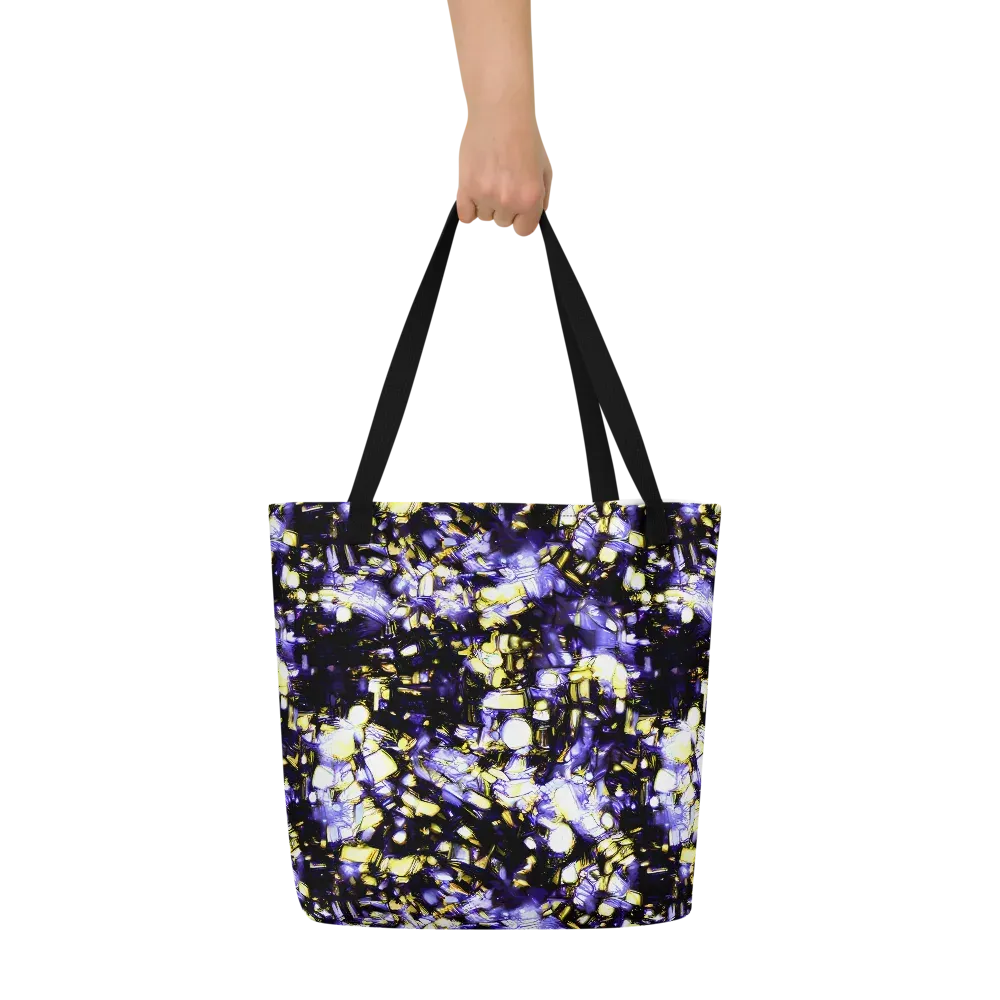 Royal Collision on Large Tote Bag W/ Pocket — Front