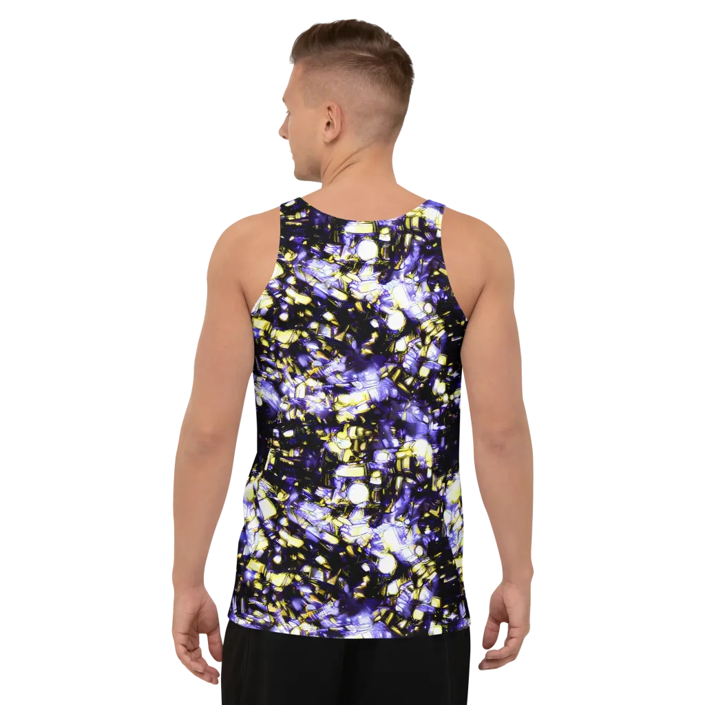 Royal Collision on Men's Tank Top — Back