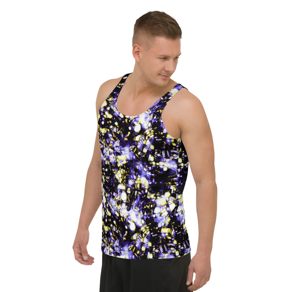 Royal Collision on Men's Tank Top — Left Front