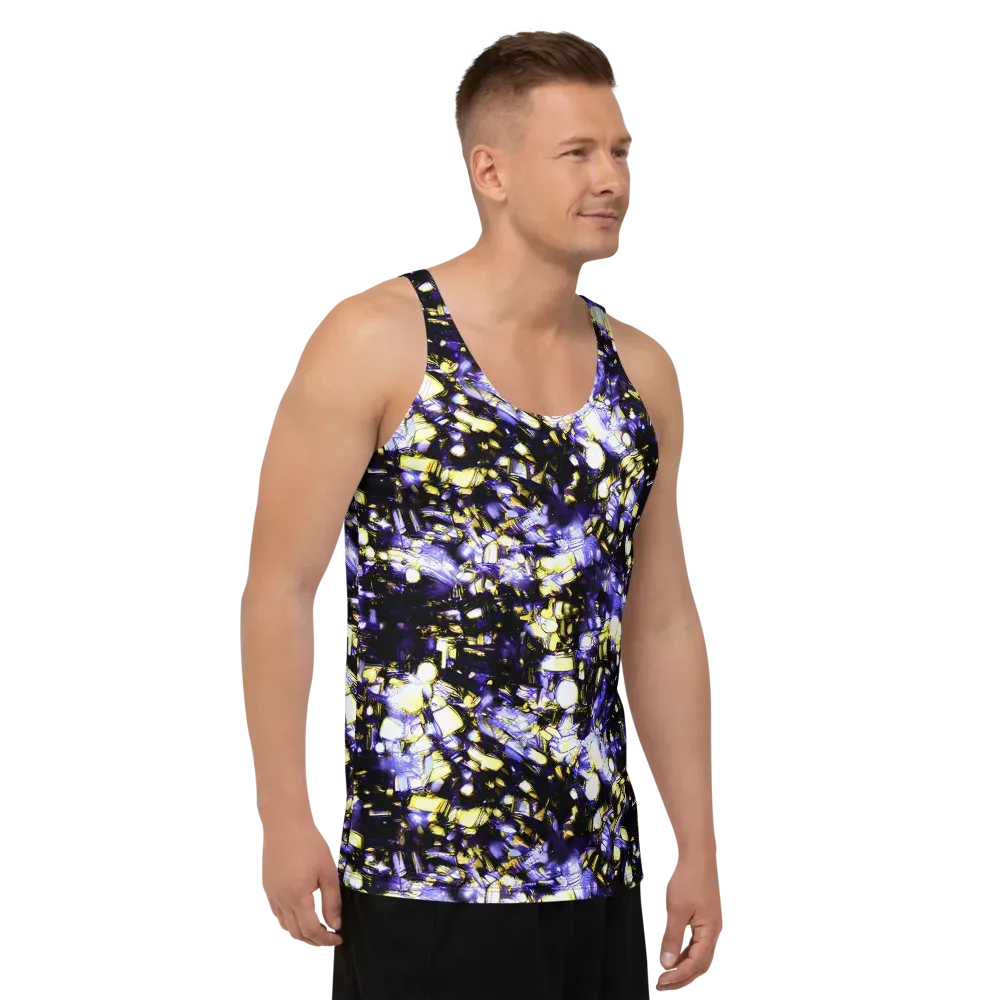 Royal Collision on Men's Tank Top — Right Front