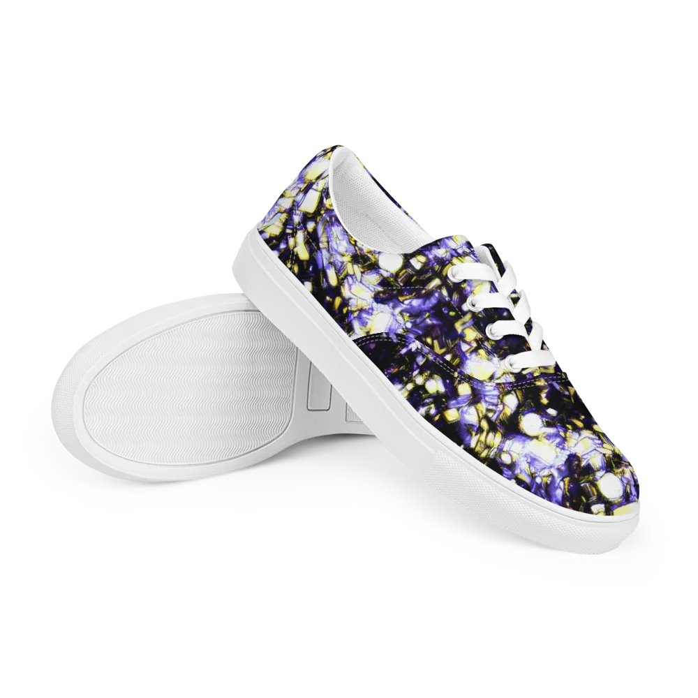 Royal Collision on Men's Lace-Up Canvas Shoes — Right Front