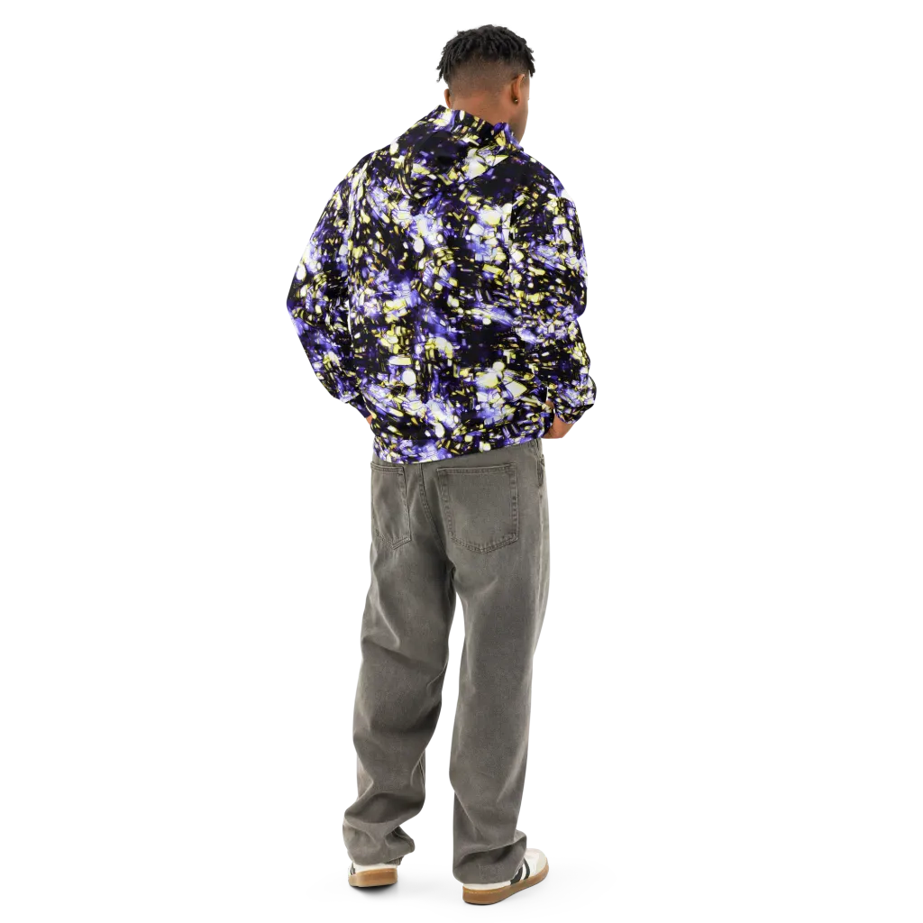 Royal Collision on Cotton Hoodie — Back