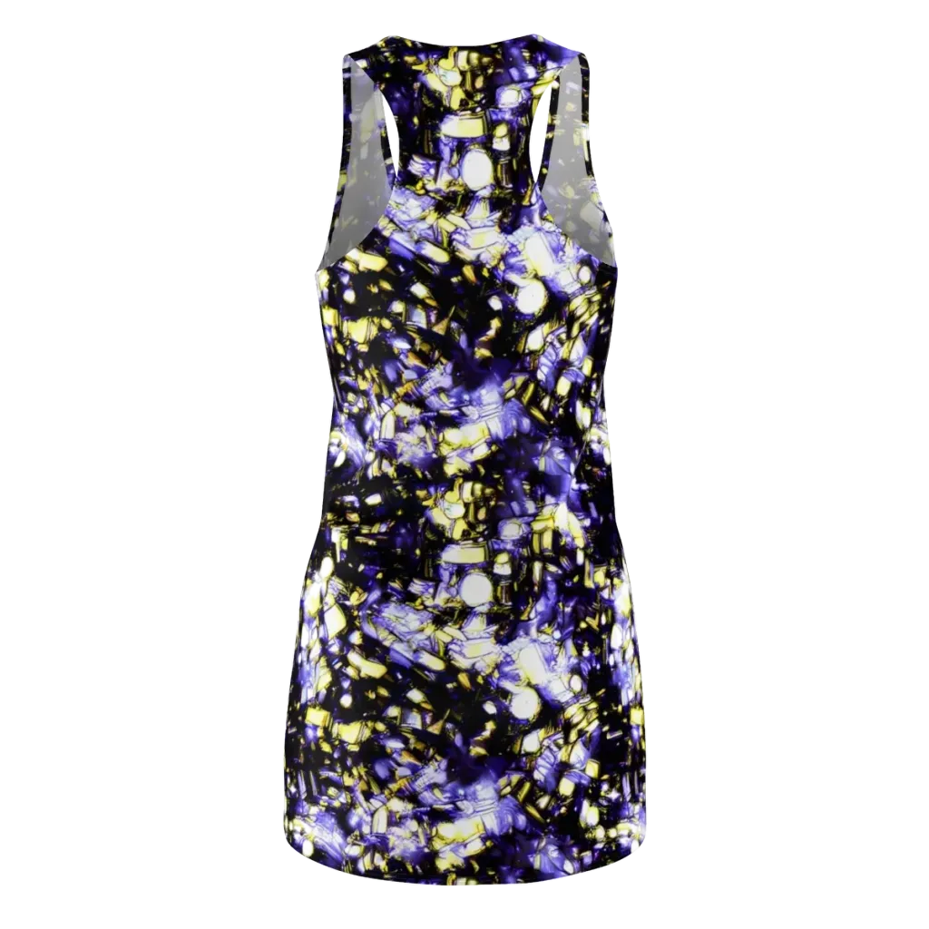 Royal Collision on Racerback Dress — Back