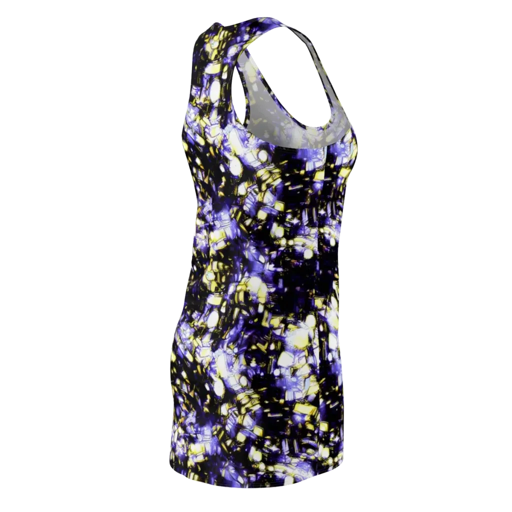 Royal Collision on Racerback Dress — Back Side