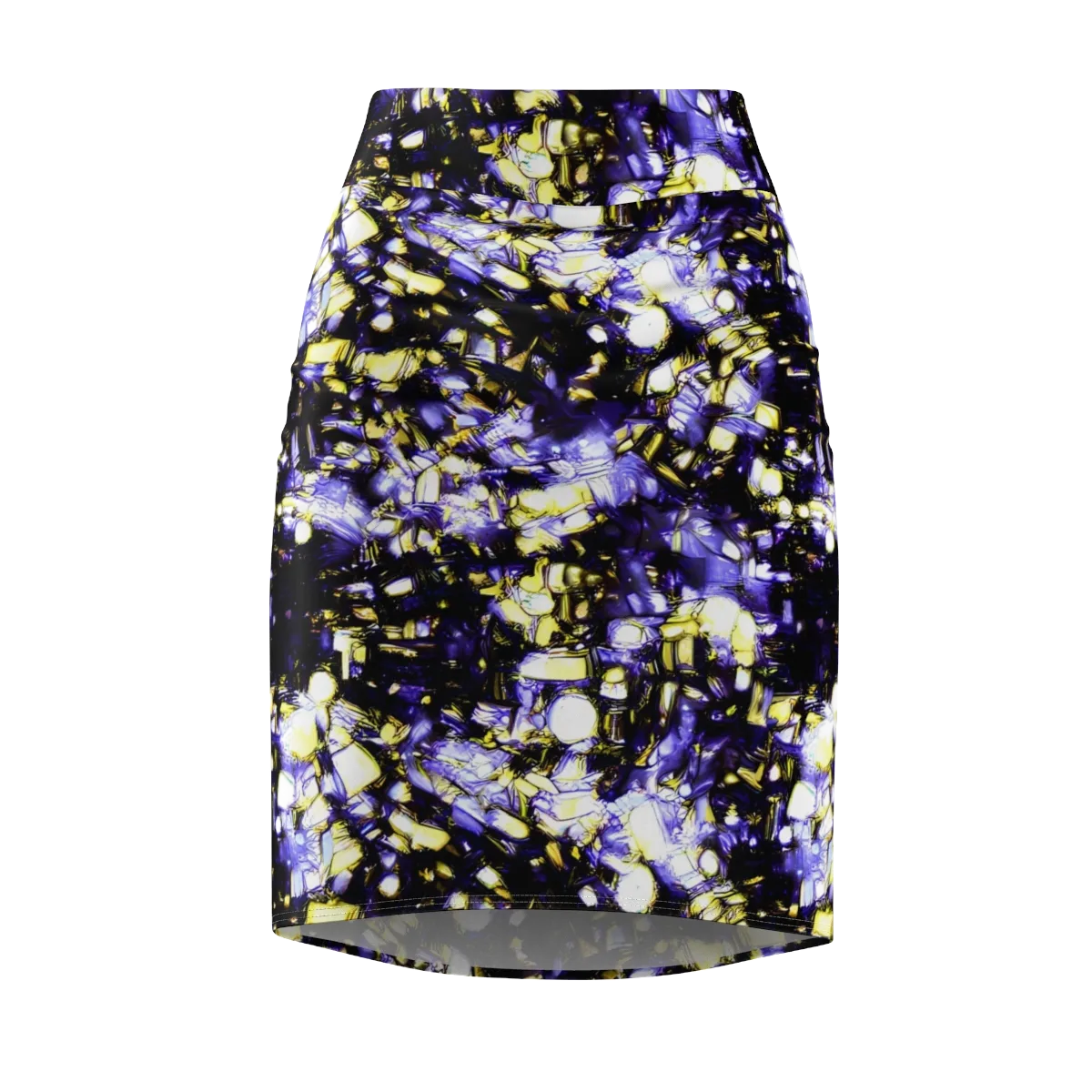 Royal Collision on Pencil Skirt — Front