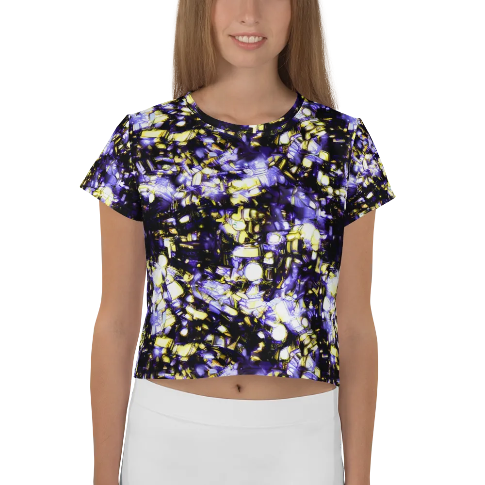 Royal Collision on Crop Tee — Front