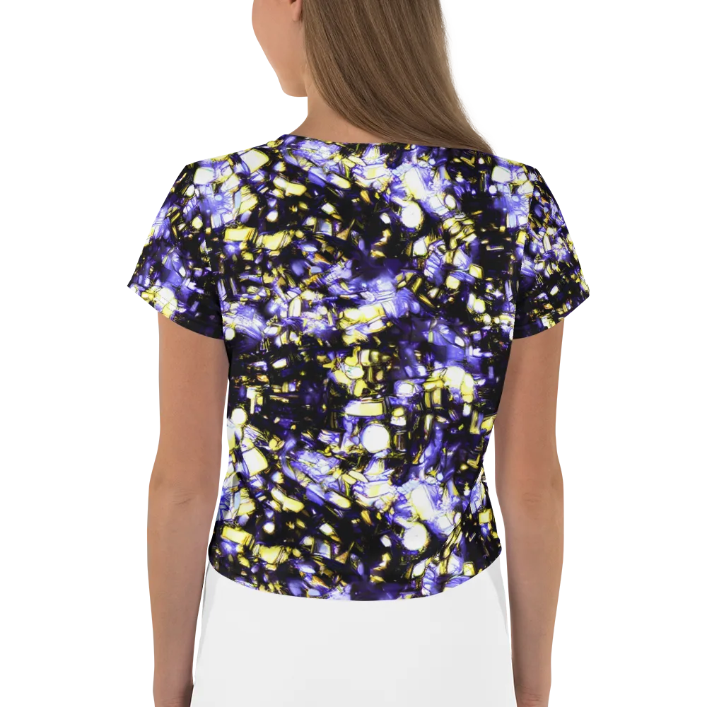 Royal Collision on Crop Tee — Back