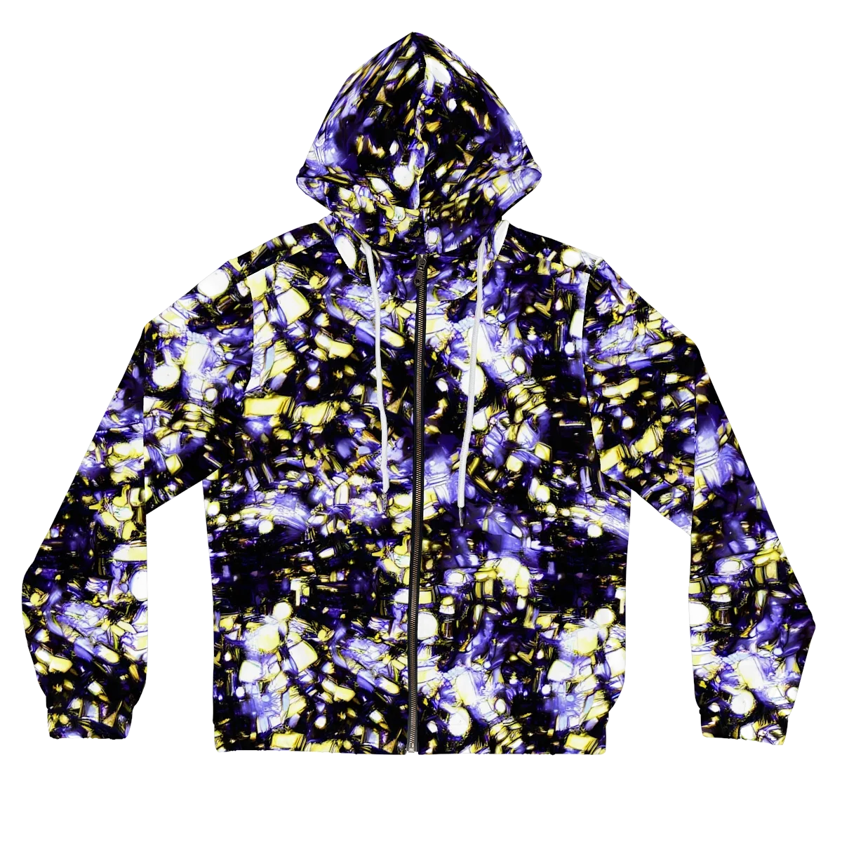 Royal Collision on Women's Full-Zip Hoodie — Front