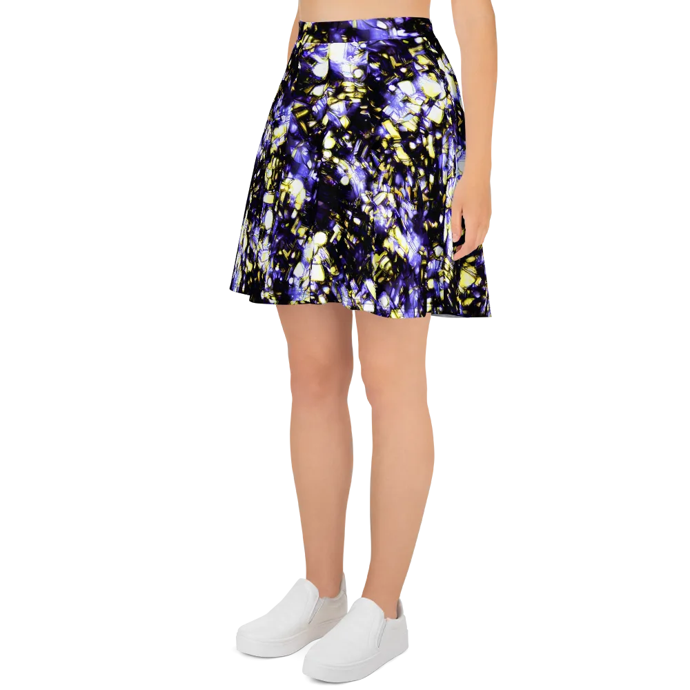 Royal Collision on Skater Skirt — Left