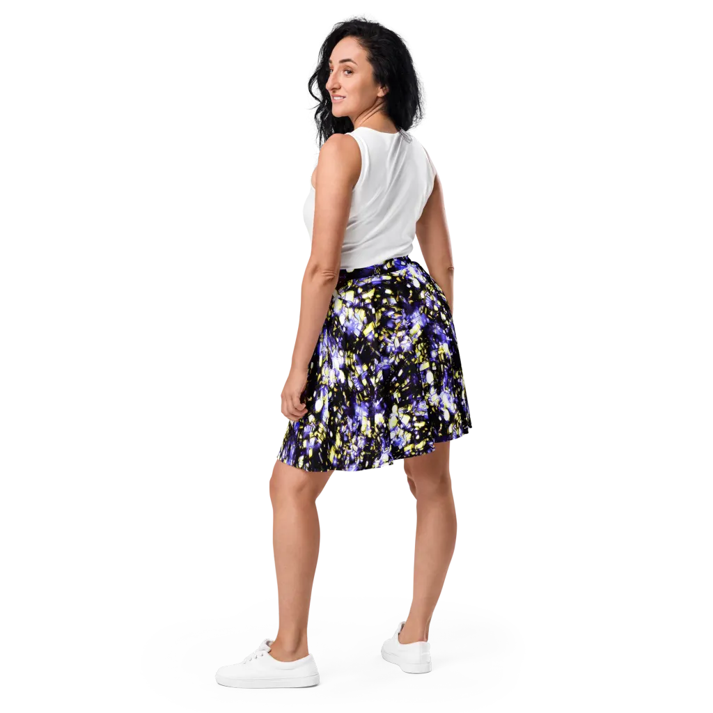 Royal Collision on Skater Skirt — Back