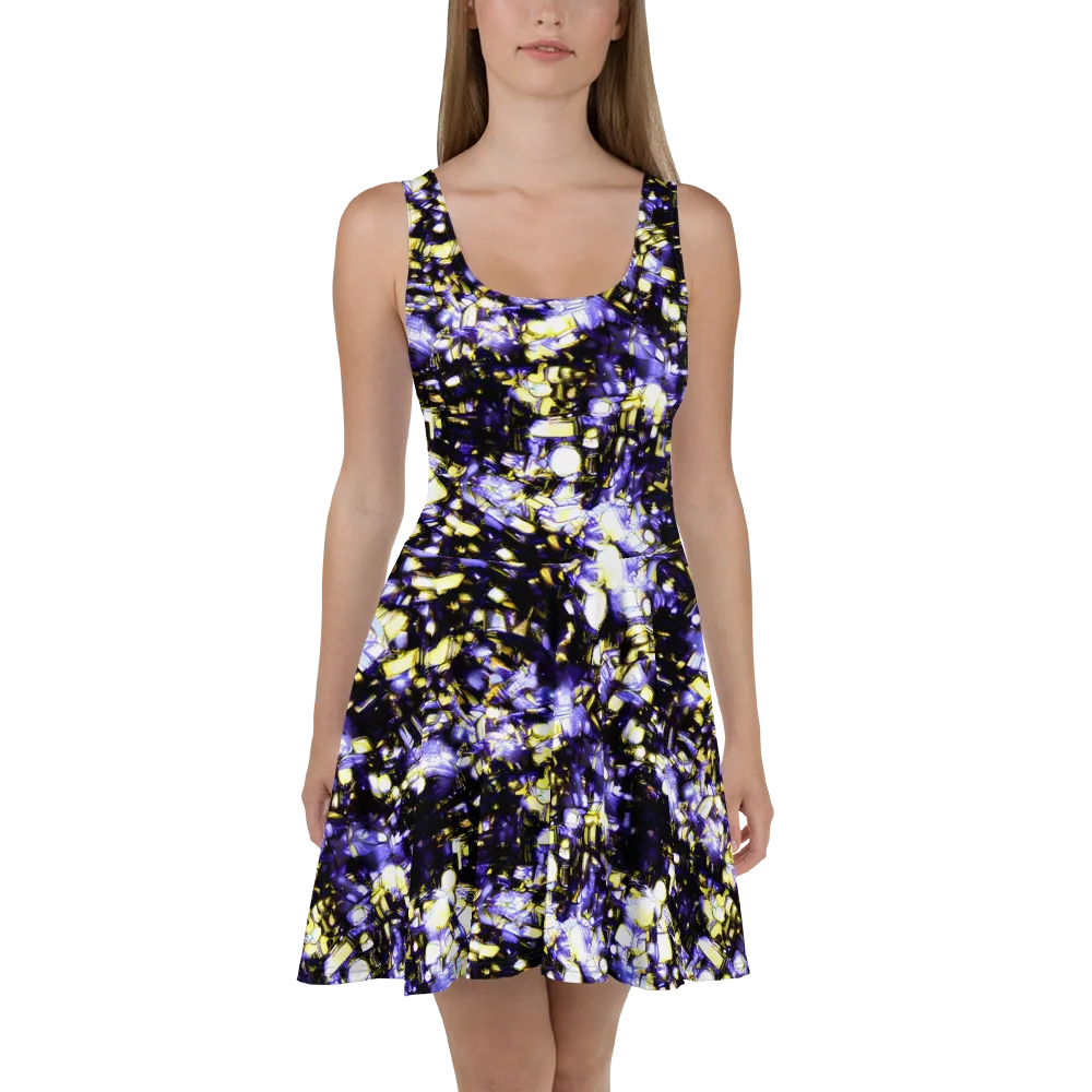 Royal Collision on Skater Dress — Front