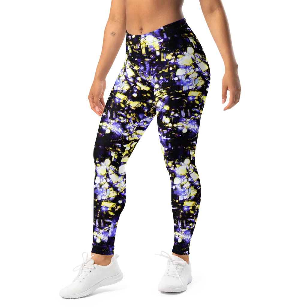 Royal Collision on Leggings — Left Front