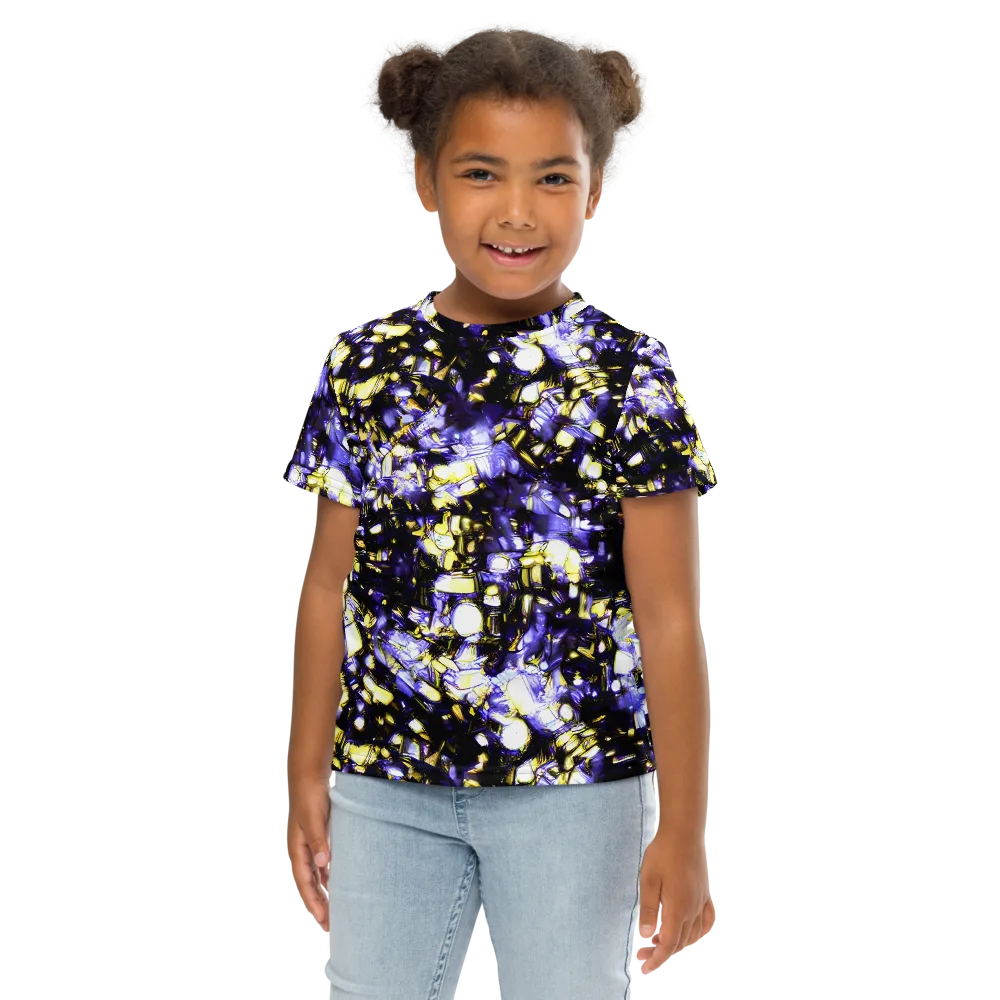 Royal Collision on Kids Crew Neck T-Shirt — Front