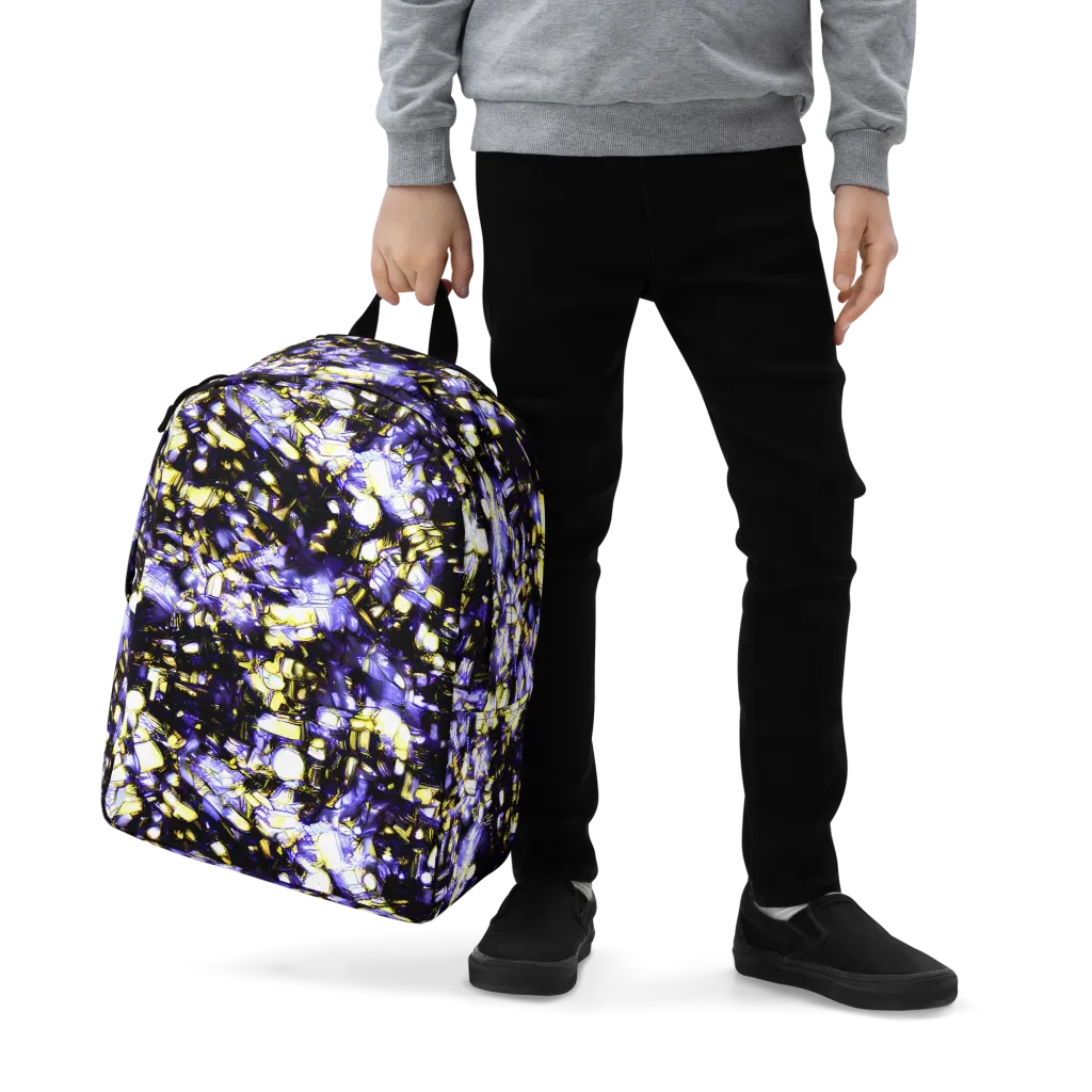 Royal Collision on Minimalist Backpack — Zoomed-in