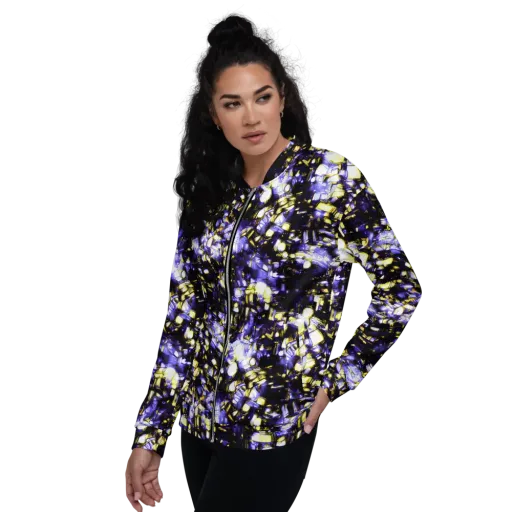 Royal Collision on a Bomber Jacket