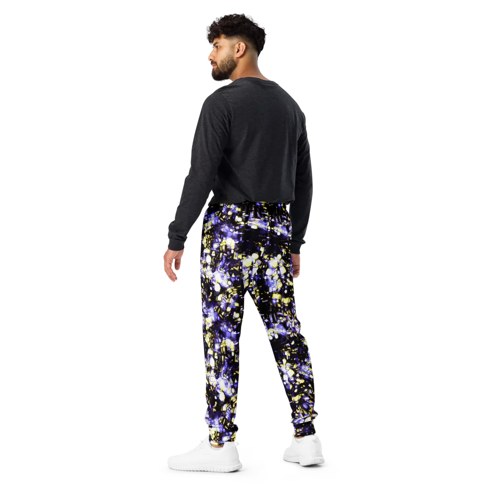 Royal Collision on Men's Joggers — Back