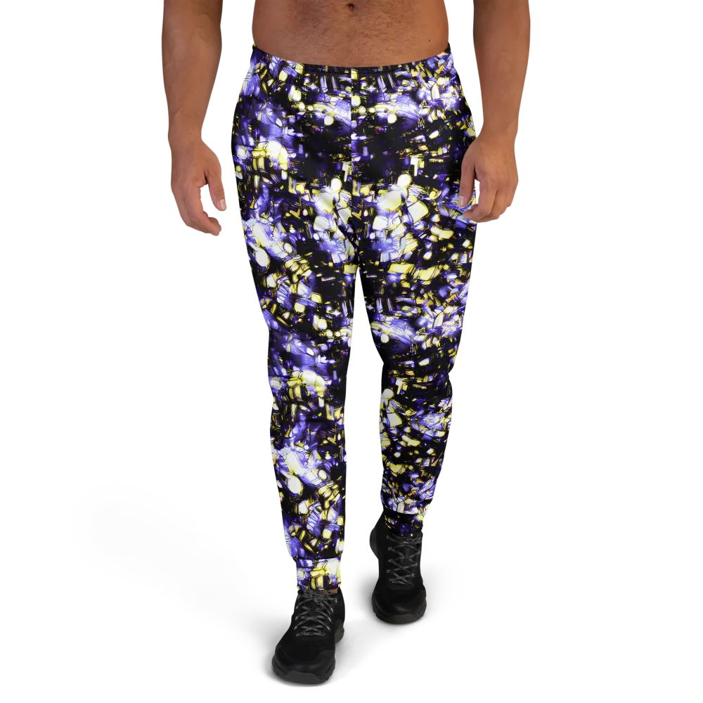 Royal Collision on Men's Joggers — Front