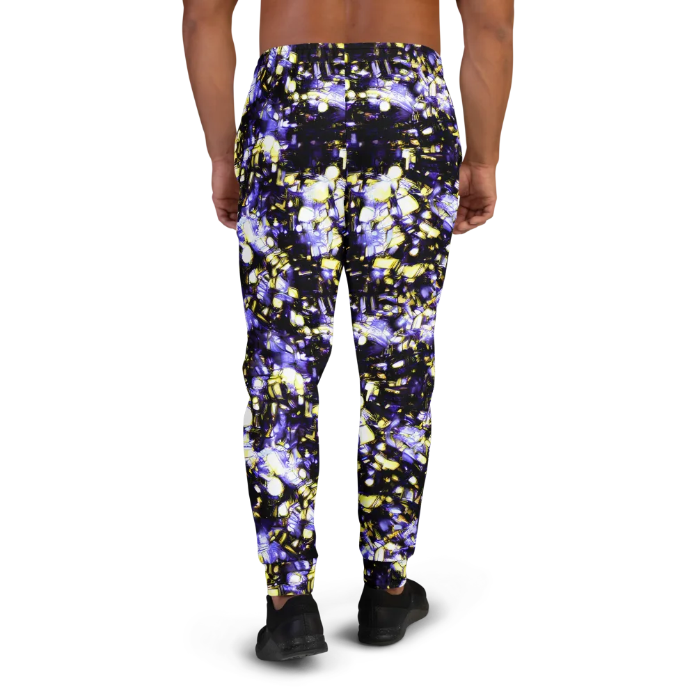 Royal Collision on Men's Joggers — Back