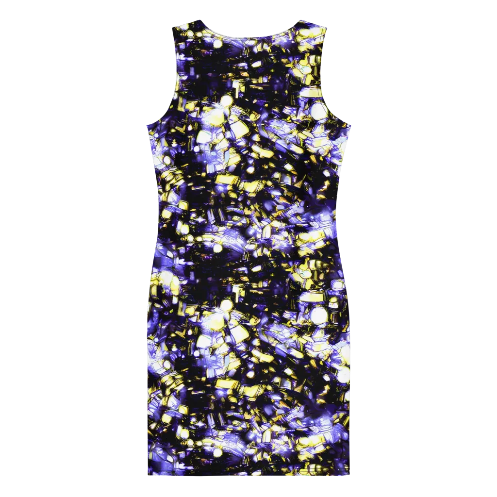 Royal Collision on Bodycon Dress — Back