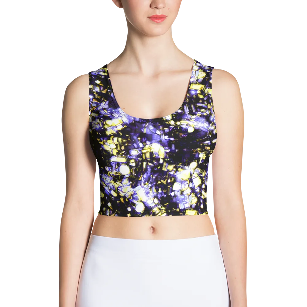 Royal Collision on Crop Top — Front