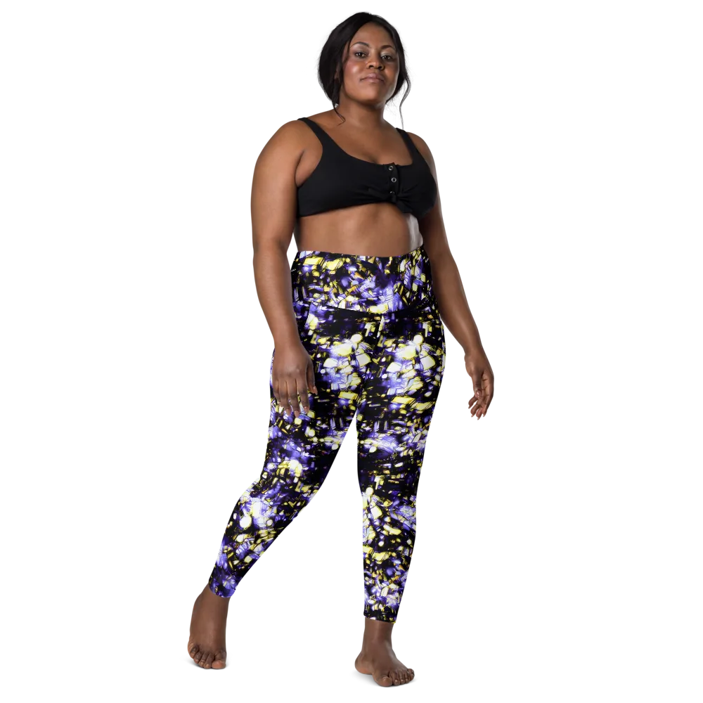 Royal Collision on Leggings with Pockets — Front