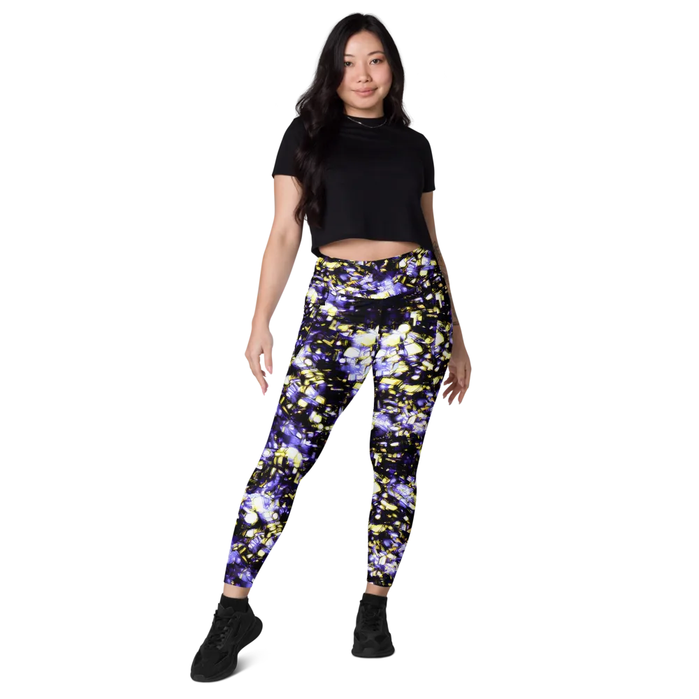 Royal Collision on Leggings with Pockets — Front